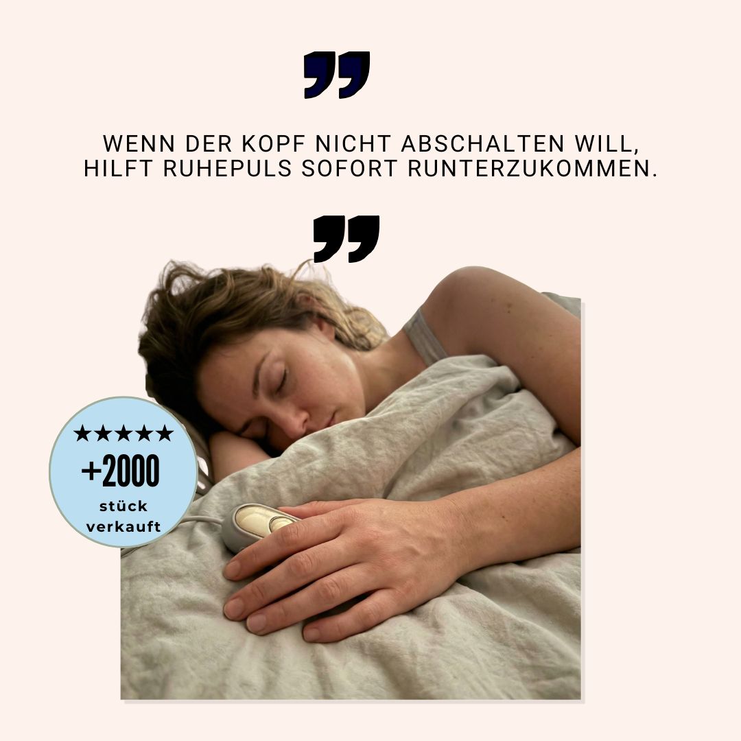 RuhePuls™ – Einschlafen & Entspannen per Knopfdruck