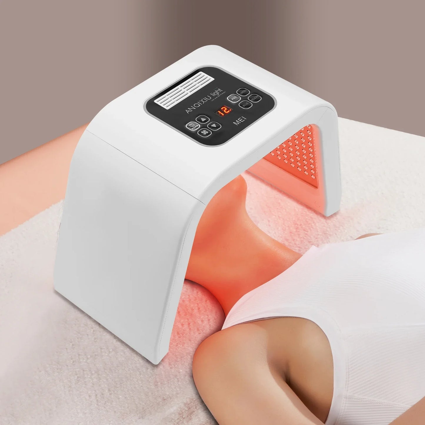 LuxGlow - Professionelle LED-Lichttherapie für Zuhause
