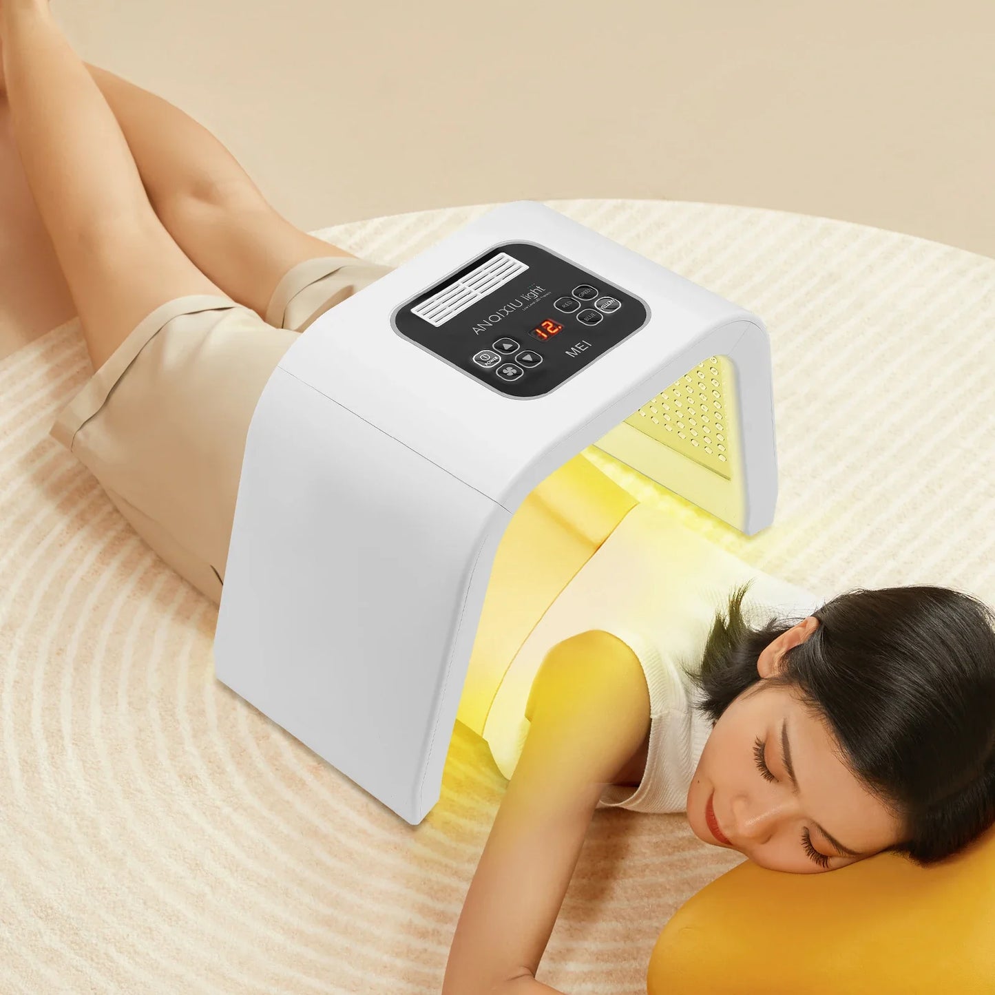 LuxGlow - Professionelle LED-Lichttherapie für Zuhause