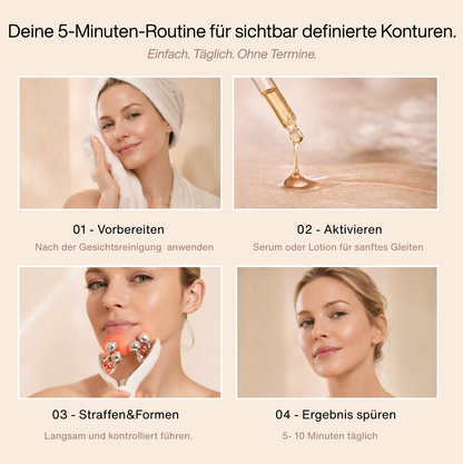 AURÉVA Lift™: EMS V-Face Liftinggerät mit Rotlicht