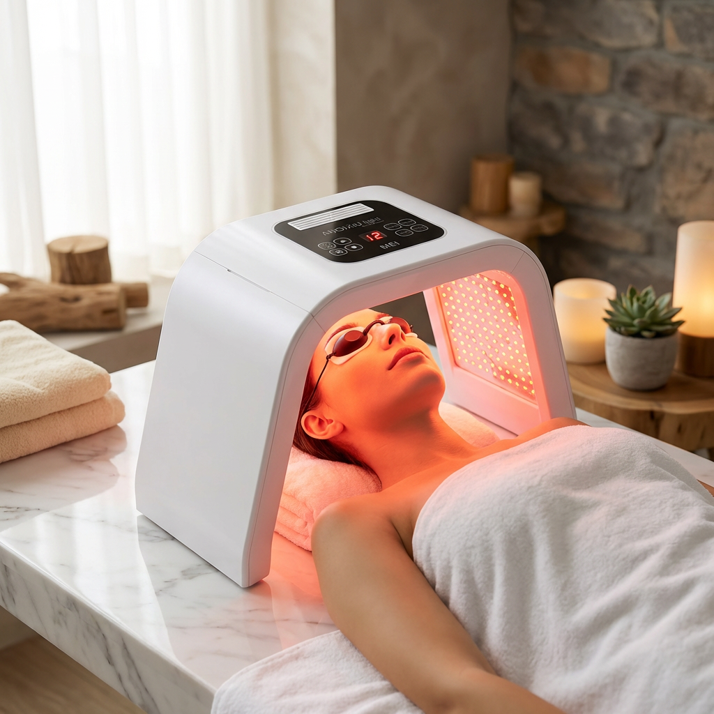 LuxGlow - Professionelle LED-Lichttherapie für Zuhause