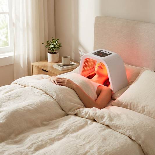 LuxGlow - Professionelle LED-Lichttherapie für Zuhause