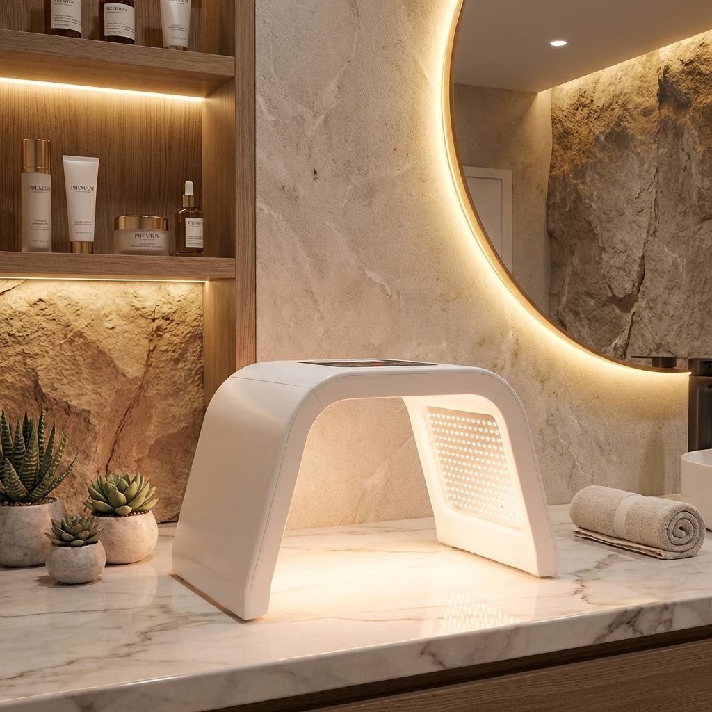 LuxGlow - Professionelle LED-Lichttherapie für Zuhause
